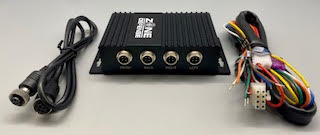 Zone Defense 4-input video switch box for single input monitor.