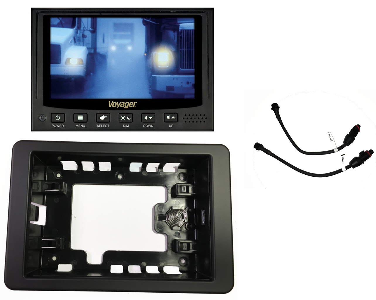 VOM783CT-kit -- A Kit to Install Heavy-Duty Voyager 7" Color Monitor in place of VOM783CT.