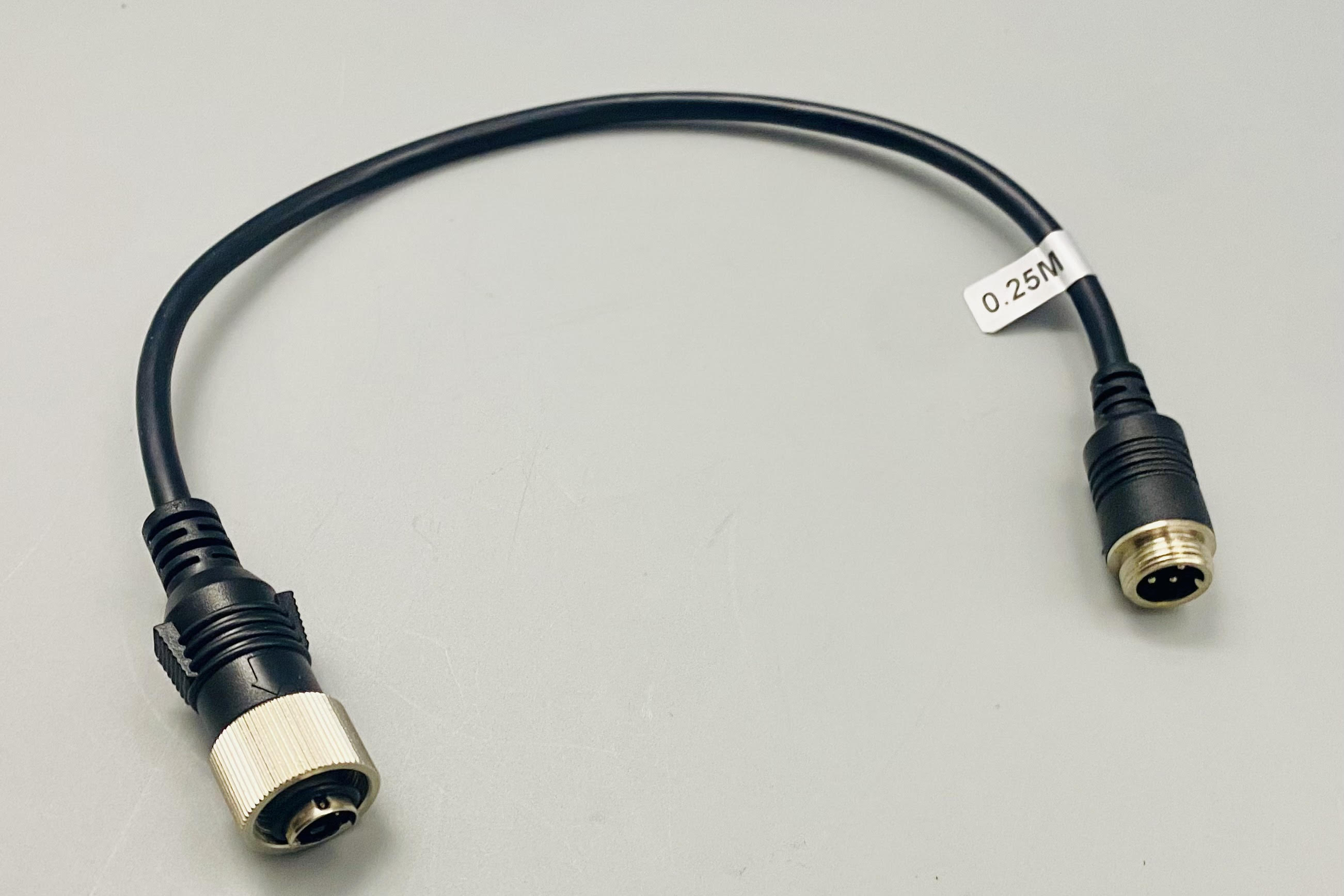 Adapter: Allows Zone Defense camera to connect to locking 4-pin mini-din cable