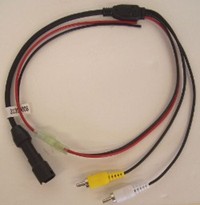 Voyager camera to male RCA and power