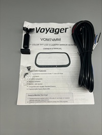 Service Pack for VOM74MM monitor. Includes Mounting Bracket, Screws, and Harness