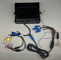 Echo Master 7" Analog Hi-Def 4-Channel Split-Screen Backup Monitor.