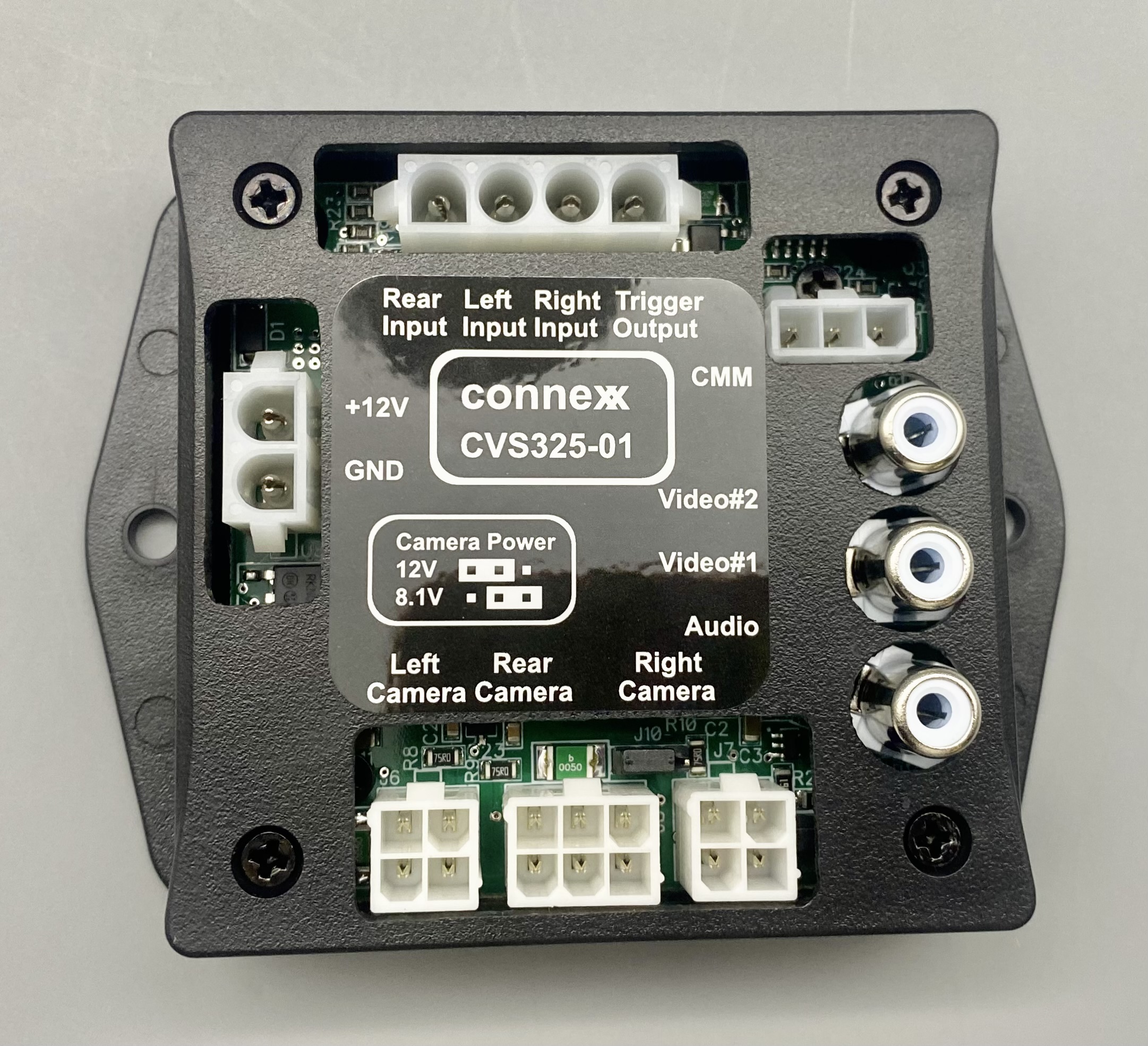 Three-Camera video switcher with touch-screen control and Two Video Outputs