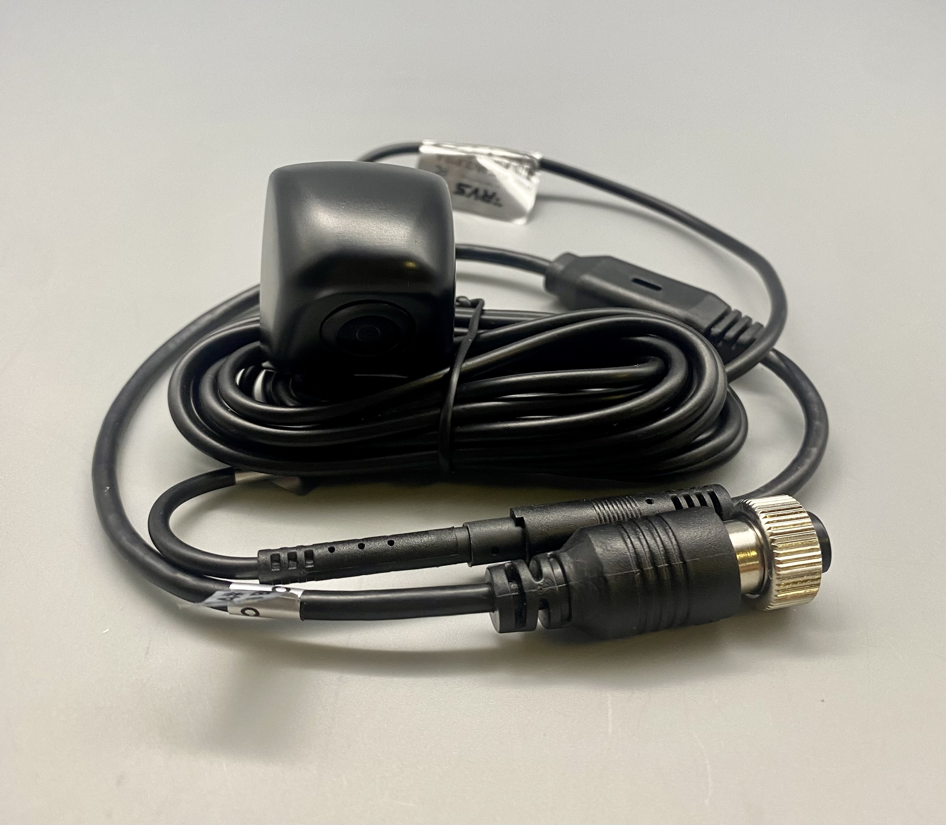 RVS Compact Left-Side Camera with 2-1/2" threaded stem and micro 4-pin female connector.