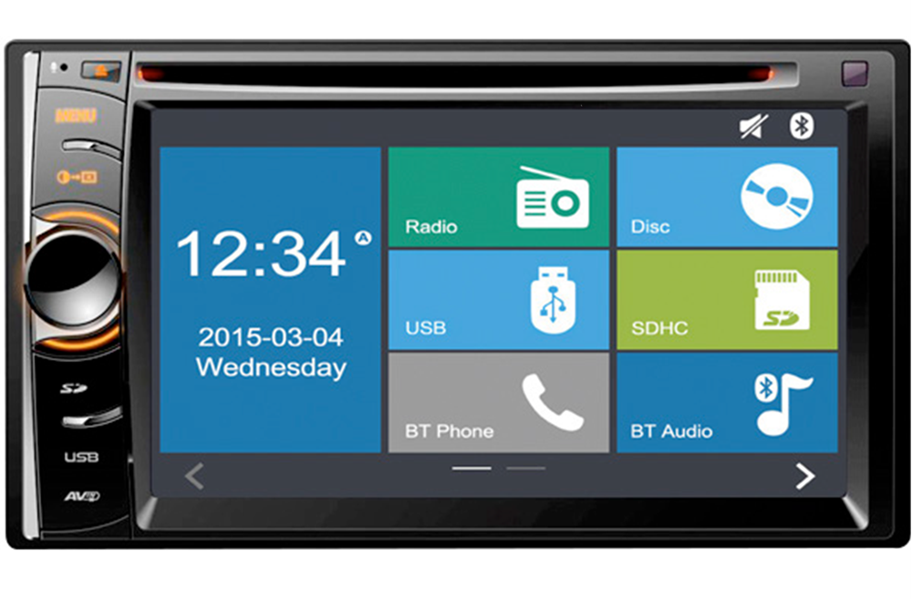 Magnadyne M2 Touchscreen Multi-Media Head Unit with DVD and Bluetooth