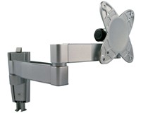 Flat Panel LCD TV Wall Mount Bracket with Double Swing Arm Extension