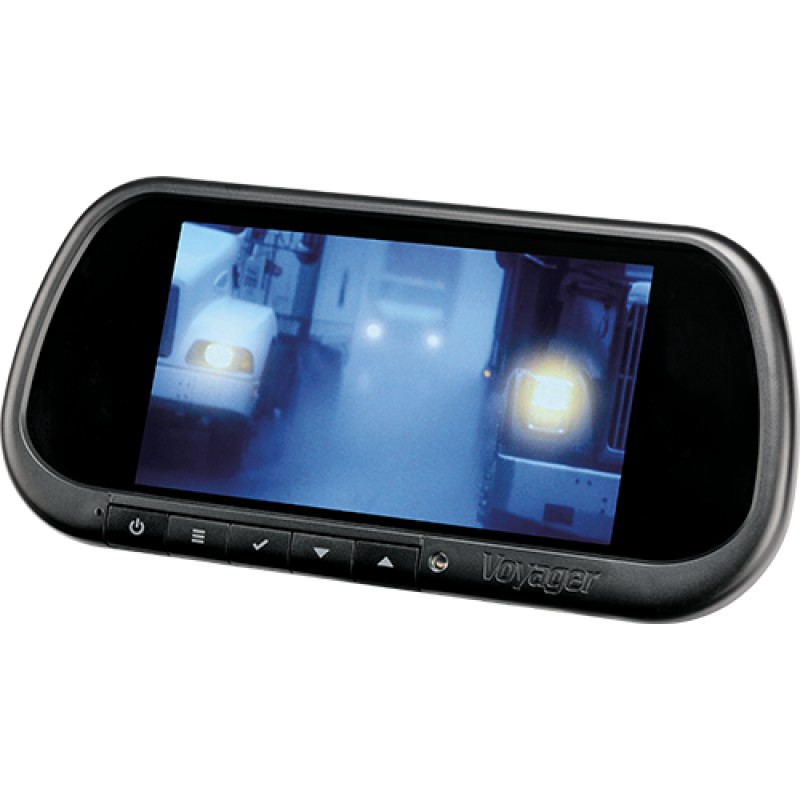 Voyager VOM74MM 7" Color Rearview Monitor/Mirror Replacement