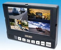 Weldex 7" 4-Channel Split-Screen LCD