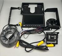 Complete AHD (Analog Hi-Def) Backup Camera System with 2-Channel 7” Monitor, Camera, and Cable