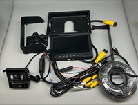 Complete AHD (Hi-Def) Backup Camera System with 4-channel 7” Quad Monitor, Camera, and Cable
